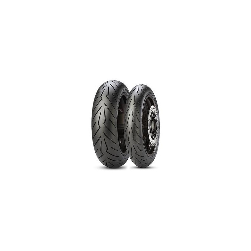 130/70-13 Pirelli DIABLO ROSSO SCOOTER 63P TL SCOOTER SPORT TOURIN Rear Reinf - PadangosGo.lt