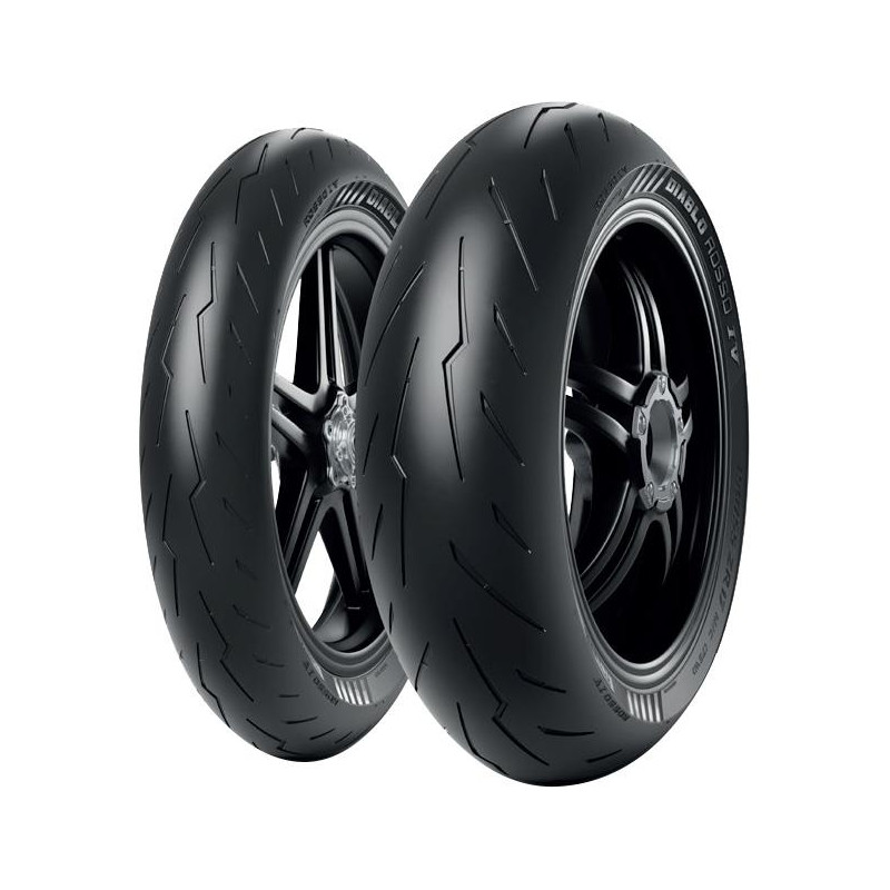 160/60ZR17 Pirelli DIABLO ROSSO IV 69W TL SPORT TOURING & TRAC Rear - PadangosGo.lt
