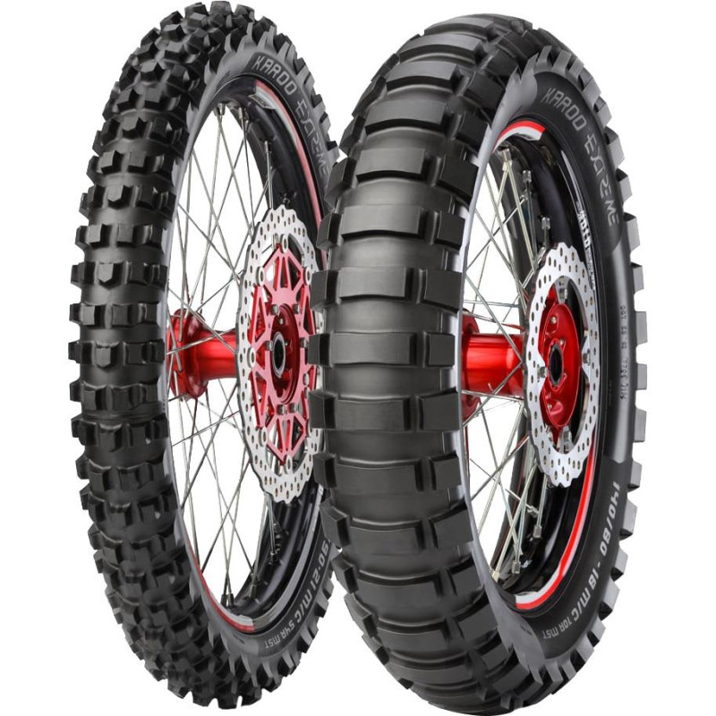 140/80-18 Metzeler KAROO EXTREME 70R TT ENDURO ON/OFF Rear MST - PadangosGo.lt