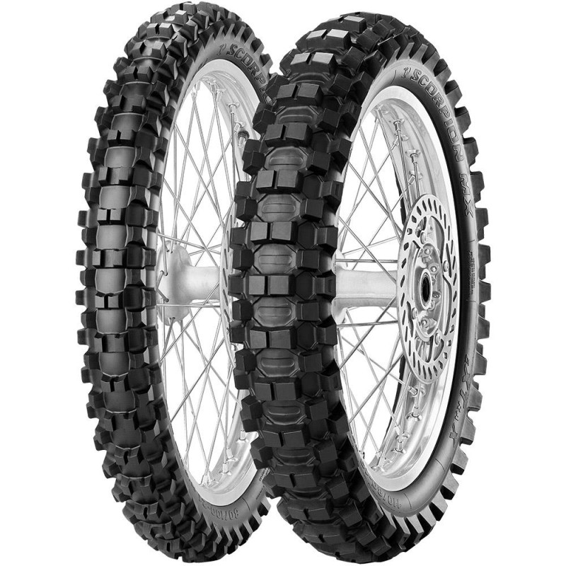 110/90-19 Pirelli SCORPION MX EXTRA X 62M TT CROSS INTERMED Rear NHS - PadangosGo.lt