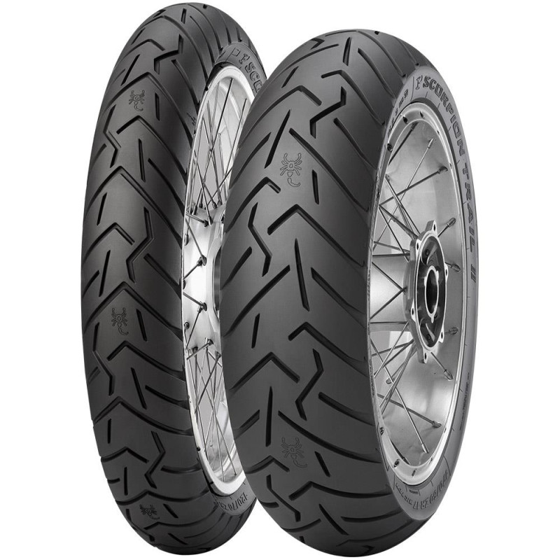 90/90-21 Pirelli SCORPION TRAIL II 54V TL ENDURO STREET Front - PadangosGo.lt