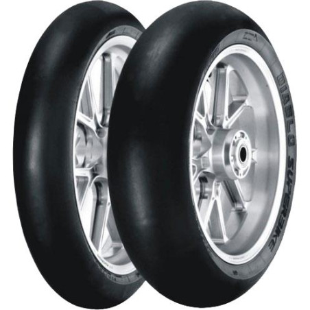 120/80-10 Pirelli DIABLO SUPERBIKE SC1 TL RACE SLICK SOFT Rear NHS - PadangosGo.lt