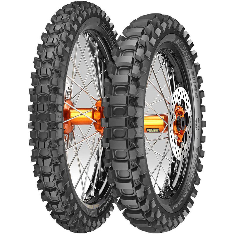 110/90-19 Metzeler MC360 MID HARD 62M TT CROSS MID HARD Rear (R) NHS - PadangosGo.lt