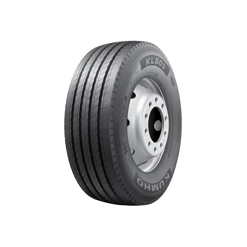 385/65R22,5 Kumho KLS03 164K M+S 3PMSF Steer LONG HAUL CBA69 - PadangosGo.lt