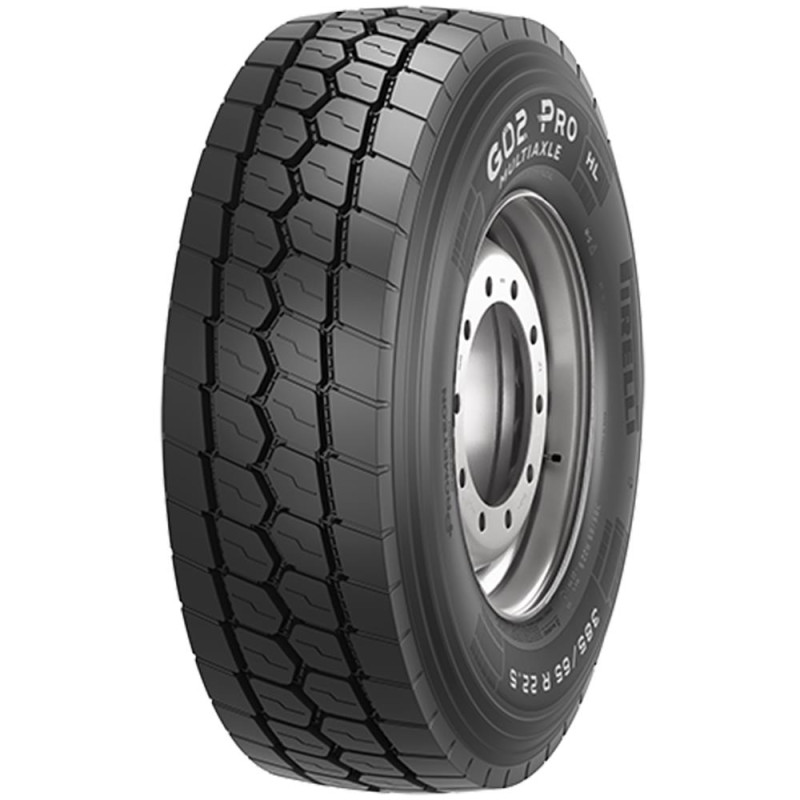 385/65R22,5 Pirelli G02 Pro Multiaxle 164K (158L) M+S 3PMSF SteerAndTrailer MIXED USE CBB73 - PadangosGo.lt