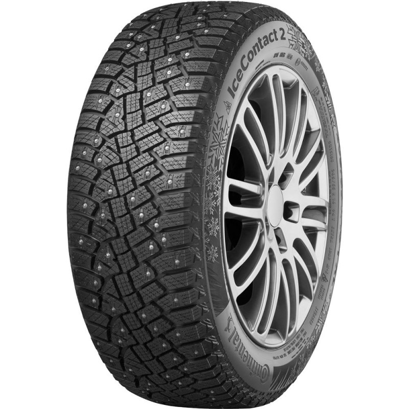 225/50R18 CONTINENTAL ICECONTACT 2 99T XL FR DOT20 Studded 3PMSF M+S - PadangosGo.lt