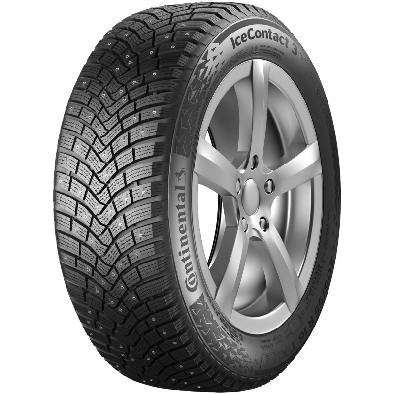 215/50R18 CONTINENTAL ICECONTACT 3 96T XL DOT22 Studded 3PMSF M+S - PadangosGo.lt
