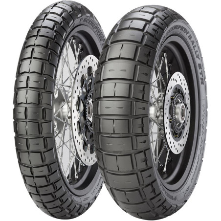 120/70R19 Pirelli SCORPION RALLY STR 60V TL ENDURO ON/OFF Front DOT22 - PadangosGo.lt
