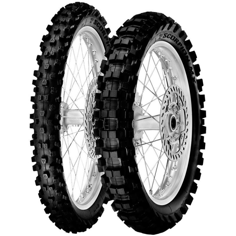 70/100-19 Pirelli SCORPION MX EXTRA J 42M TT CROSS INTERMED Front DOT18 NHS - PadangosGo.lt